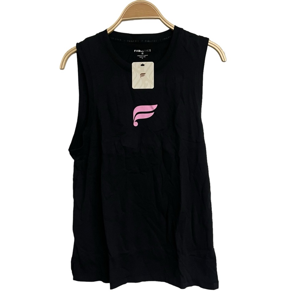New‎ Fabletics Welness Club 100% Cotton Tank Top
